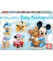 Puzle safta baby mickey mouse baby 3 a 5 piezas 5 unidades