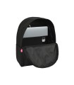 Mochila safta para portatil 14,1\" kappa black and pink 400x310x160 mm