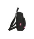 Mochila safta mini kappa black and pink 300x250x130 mm