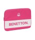 Funda safta para portatil 14 benetton raspberry 250x340x20 mm