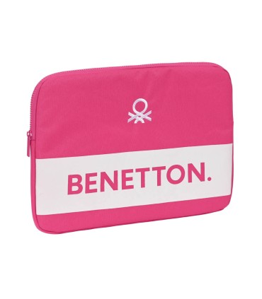 Funda safta para portatil 14 benetton raspberry 250x340x20 mm