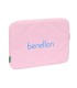 Funda safta para portatil 14 benetton pink 250x340x20 mm