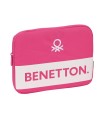 Funda safta para portatil 11,6\" benetton raspberry 230x310x20 mm