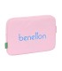 Funda safta para portatil 116 benetton pink 230x310x20 mm