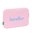 Funda safta para portatil 11,6\" benetton pink 230x310x20 mm