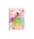 Cuaderno espiral safta folio 80 h 60 gr cuadro 4 mm tapa extradura princesas disney magical