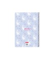 Cuaderno espiral safta folio 80 h 60 gr cuadro 4 mm tapa extradura frozen ii memories