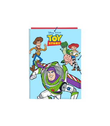 Carpeta safta gomas carton folio solapas toy story ready to play