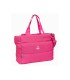 Bolso safta con bolsillo para portatil 141 benetton raspberry 310x540x170 mm