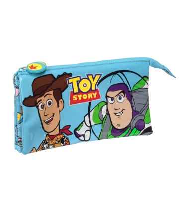 Bolso escolar portatodo safta triple cremallera toy story ready to play 120x220x30 mm