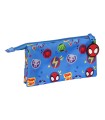 Bolso escolar portatodo safta triple cremallera spidey and his amazing friends team up 120x220x30 mm