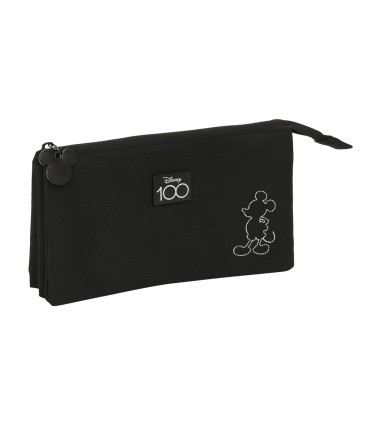 Bolso escolar portatodo safta triple cremallera mickey mouse disney 100 120x220x30 mm