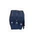 Bolso escolar portatodo safta triple cremallera kappa navy 100x215x80 mm