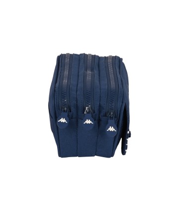 Bolso escolar portatodo safta triple cremallera kappa navy 100x215x80 mm