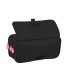 Bolso escolar portatodo safta triple cremallera kappa black and pink 100x215x80 mm