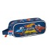 Bolso escolar portatodo safta doble cremallera hot wheels speed club 80x210x60 mm