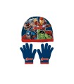 Set gorro y guantes safta navidad avengers