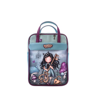 Bolso escolar safta santoro s gorjuss through the looking glass mochila grande 270x100x370 mm