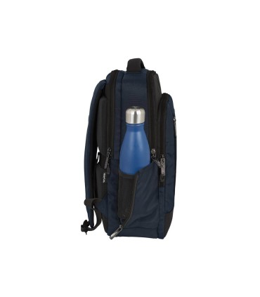 Cartera escolar safta business black blue grey mochila ordenador 156 290x150x440 mm