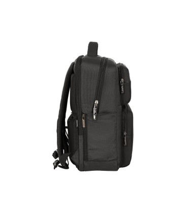 Cartera escolar safta business black blue grey mochila 2 bolsillos portatil 156usb 310x130x440 mm