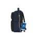 Cartera escolar safta business black blue grey mochila 2 bolsillos portatil 156usb 310x130x440 mm