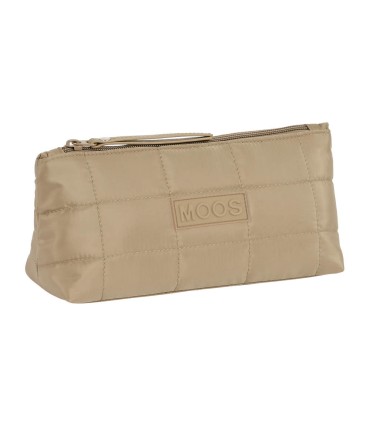 Cartera escolar safta moos capsula camel neceser 230x80x120 mm