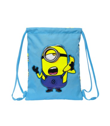 Cartera escolar safta minions static saco plano junior 260x10x340 mm