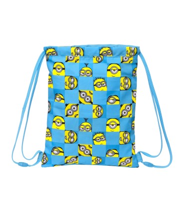 Cartera escolar safta minions static saco plano junior 260x10x340 mm