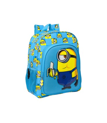 Cartera escolar safta minions minionstatic mochila junior adaptable a carro 320x120x380 mm