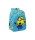 Cartera escolar safta minions minionstatic mochila infantil adaptable a carro 260x110x340 mm