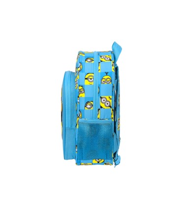 Cartera escolar safta minions minionstatic mochila infantil adaptable a carro 260x110x340 mm