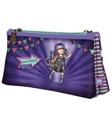 Cartera escolar safta gorjuss fairground neceser pequeno doble 215x115x50 mm