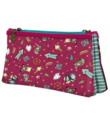 Cartera escolar safta gorjuss fairground neceser pequeno doble 215x115x50 mm