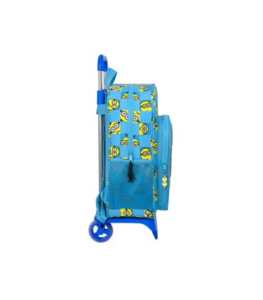 Cartera escolar safta con carro minions minionstatic 330x140x420 mm