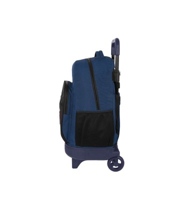 Cartera escolar safta con carro blackfit8 urban mochila grande con ruedas compact extraible 330x220x450 mm