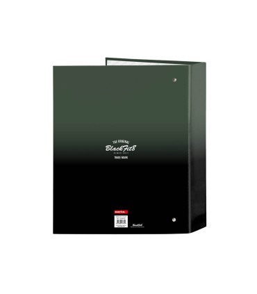 Carpeta carton folio 4 anillas safta lomo ancho blackfit8 gradiente 270x60x330 mm