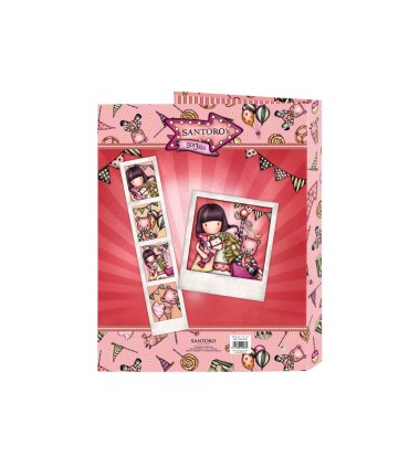 Carpeta carton folio 4 anillas mixtas safta gorjuss fairground 265x40x330 mm