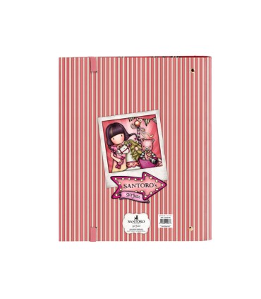 Carpeta 4 anillas safta a4 con recambio 100 hojas gorjuss fairground 270x35x320 mm