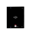 Carpeta 4 anillas safta a4 con recambio 100 hojas blackfit8 urban 270x35x320 mm