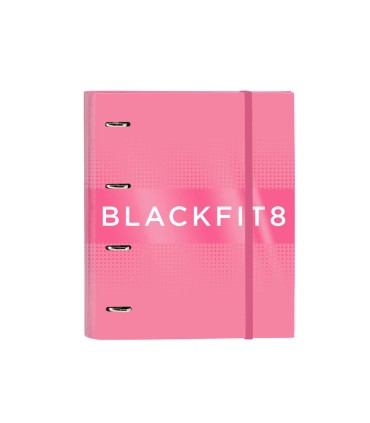 Carpeta 4 anillas safta a4 con recambio 100 hojas blackfit8 glow up 270x35x320 mm