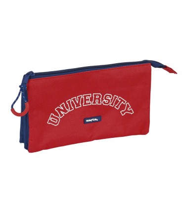 Bolso escolar safta portatodo safta university triple 220x30x120 mm