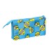 Bolso escolar safta portatodo minions minionstatic triple 220x30x120 mm