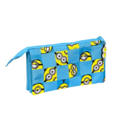 Bolso escolar safta portatodo minions minionstatic triple 220x30x120 mm