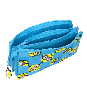 Bolso escolar safta portatodo minions minionstatic triple 220x30x120 mm