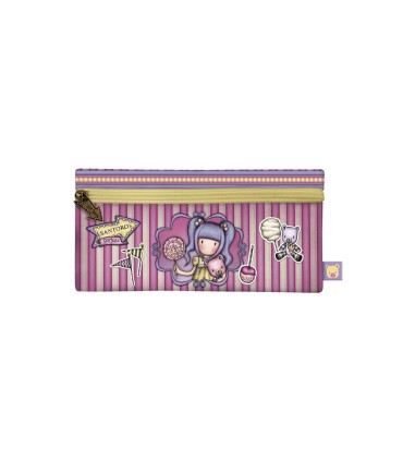 Bolso escolar safta portatodo gorjuss fairground estrecho 220x15x110 mm