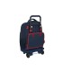 Cartera escolar safta con carro mochila grande con ruedas compact extraible 330x220x450 mm fc barcelona