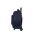 Cartera escolar safta con carro mochila grande con ruedas compact extraible 330x220x450 mm fc barcelona