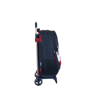 Cartera escolar safta con carro 320x160x440 mm fc barcelona corporativa