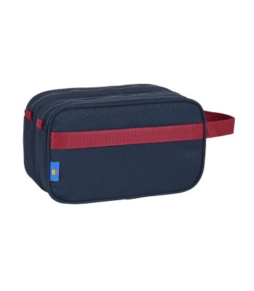 Cartera escolar safta neceser 2 departamentos adaptable a carro 260x125x150 mm fc barcelona corporativa