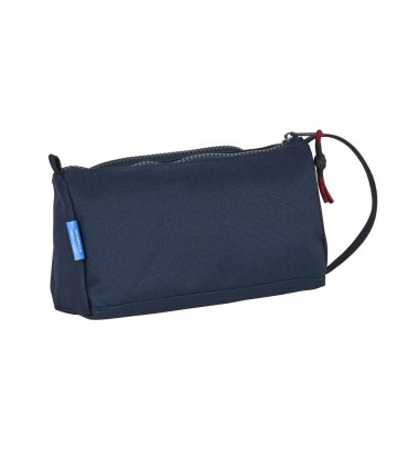 Bolso escolar safta portatodo con bolsillo desplegable vacio 200x85x110 mm fc barcelona corporativa